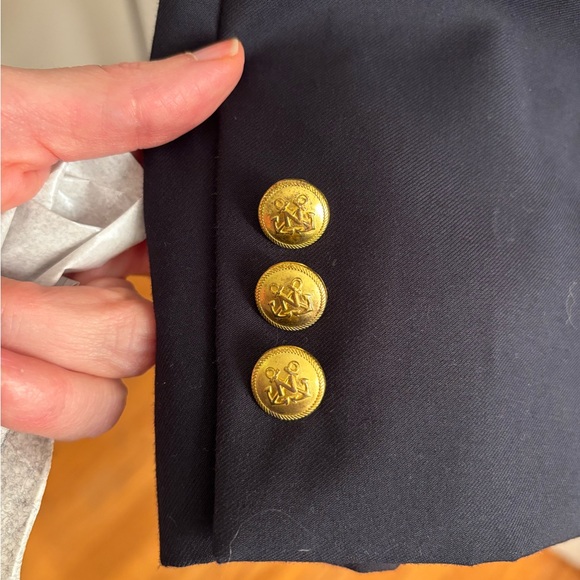 Nautical Navy Blazer Size 18 - Picture 4 of 8